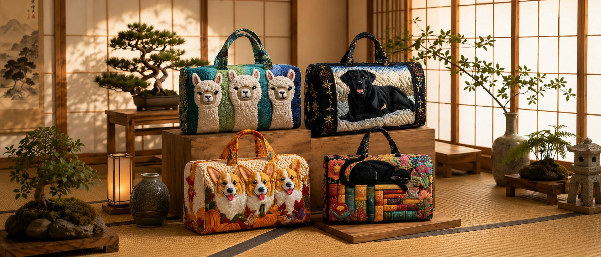 アートトラベルバッグ